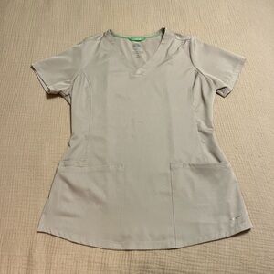 Healing Hands Gray Fitted Short Sleeve Tee